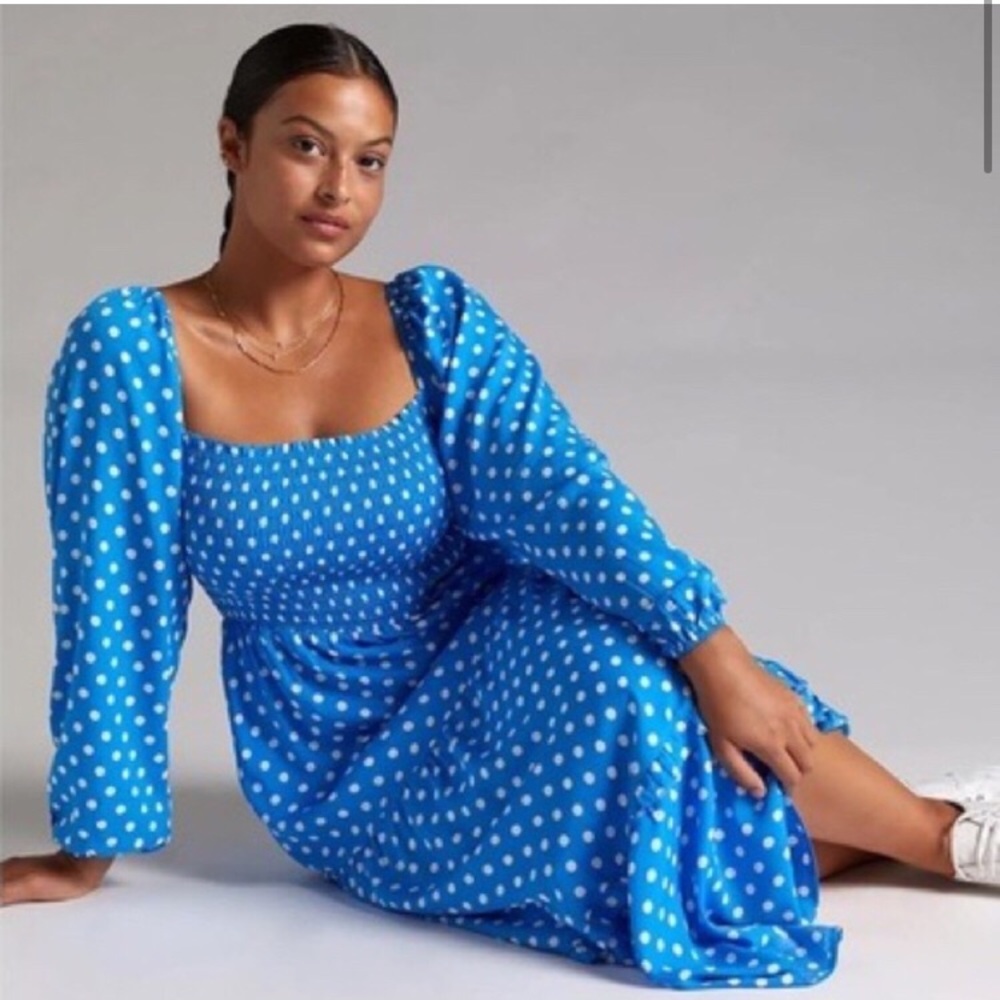 BRAND NEW Dolan Left Coast Laney Polka Dot Maxi Dress Small‎ - Picture 2 of 9